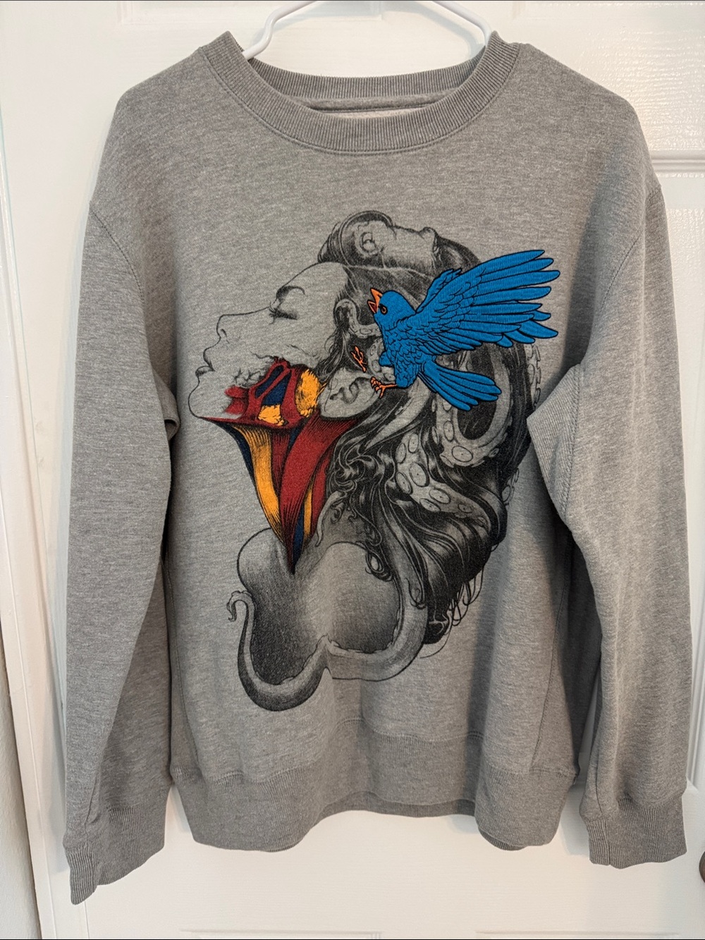 “Artsy” Mark Ecko Heather Gray Crewneck Sweatshirt